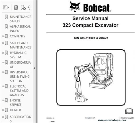 323 bobcat mini excavator|bobcat 323 service manual pdf.